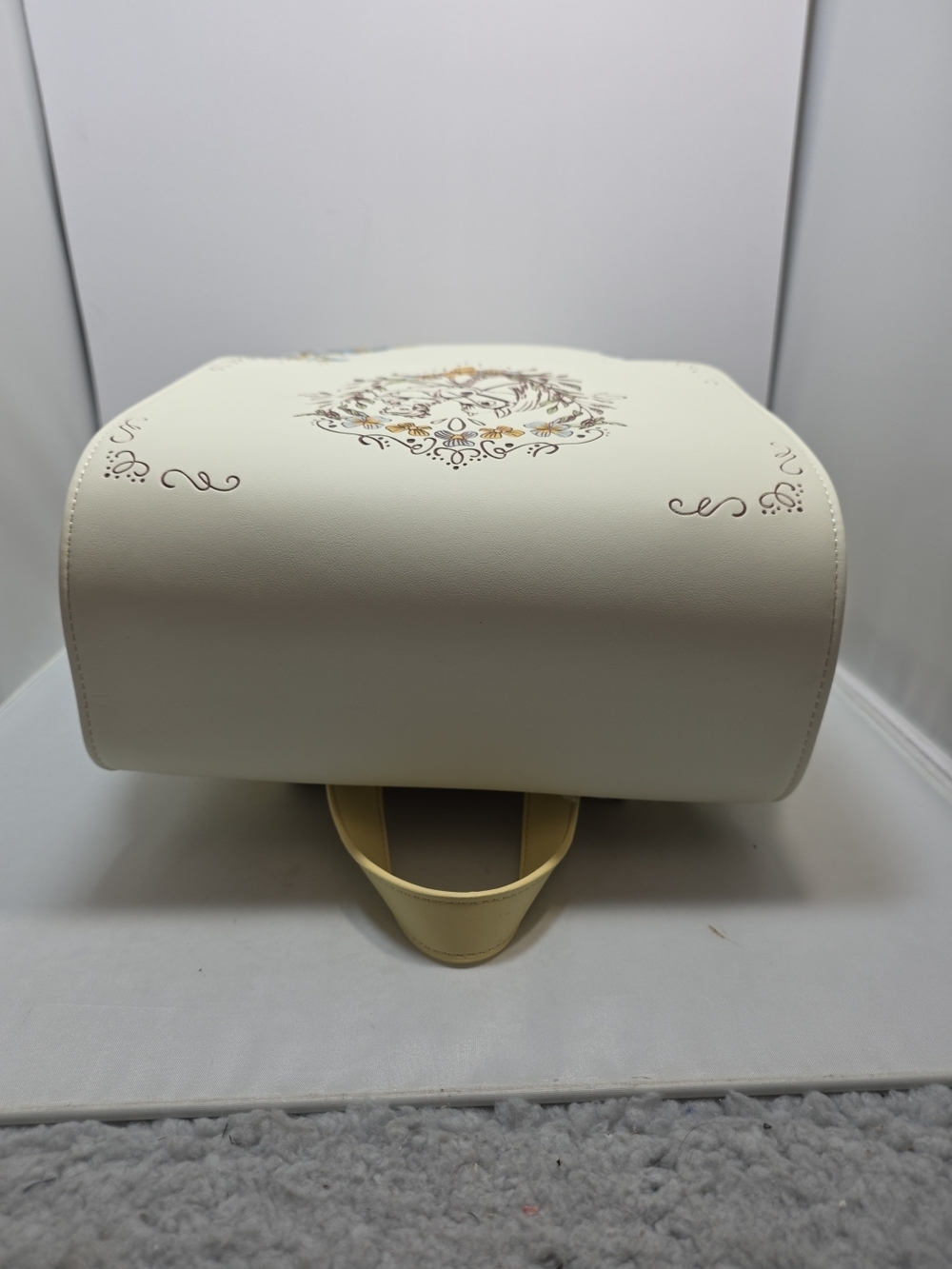 Disney Beauty & The Beast Belle & Philippe Floral Mini Backpack NWT - Picture 5 of 6